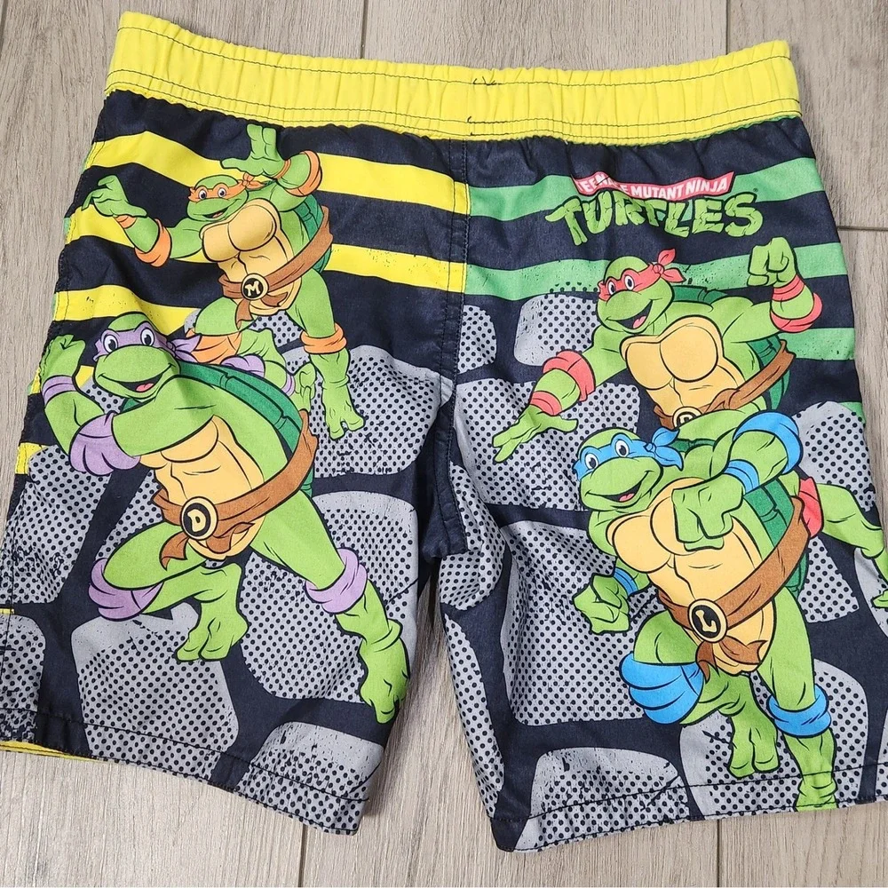 Nickelodeon Teenage Mutant Ninja Turtles Boys Swim Trunks Shorts‎ 5T TMNT